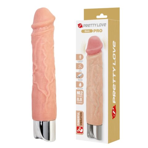 22,3 cm USB Şarjlı Gerçekçi 10 Titreşim Modlu Vibratör – Osric Pro