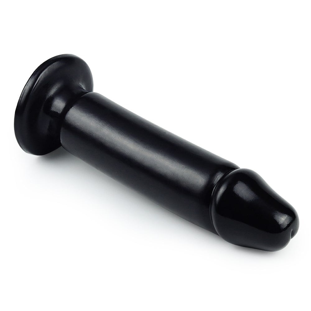 22,5 Cm Siyah Yumuşak Kalın Anal Dildo - Görsel 7