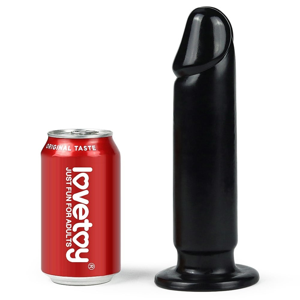 22,5 Cm Siyah Yumuşak Kalın Anal Dildo - Görsel 5