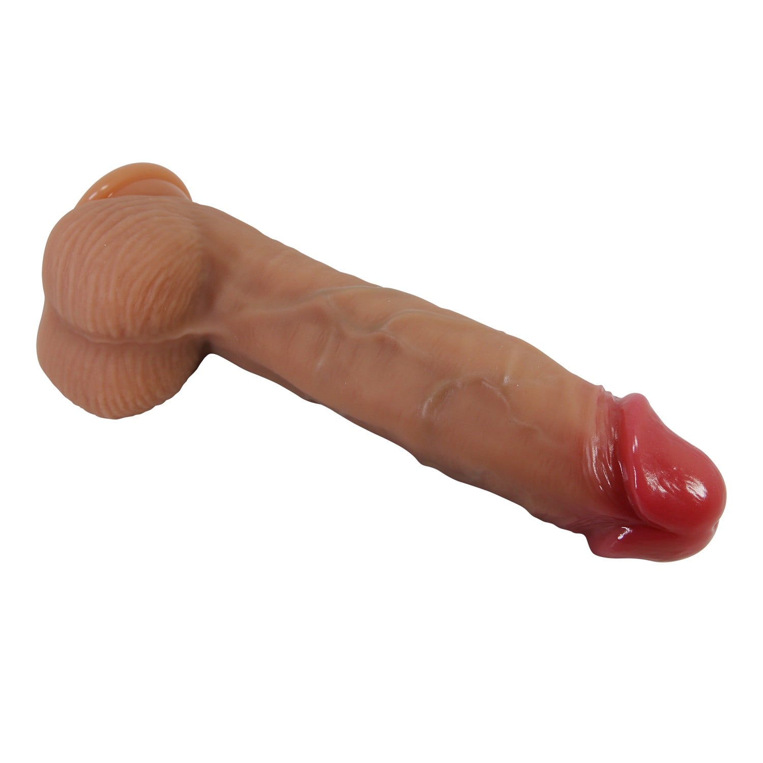 23,5 cm Süper Yumuşak Gerçekçi Silikon Belden Bağlamalı Dildo Penis – Orton - Görsel 5