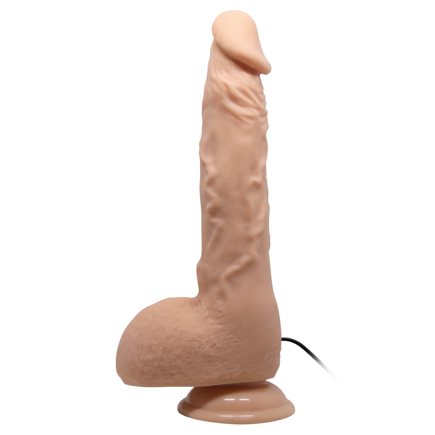 24 cm Titreşimli Realistik Vantuzlu Dildo Penis - Jason - Görsel 3