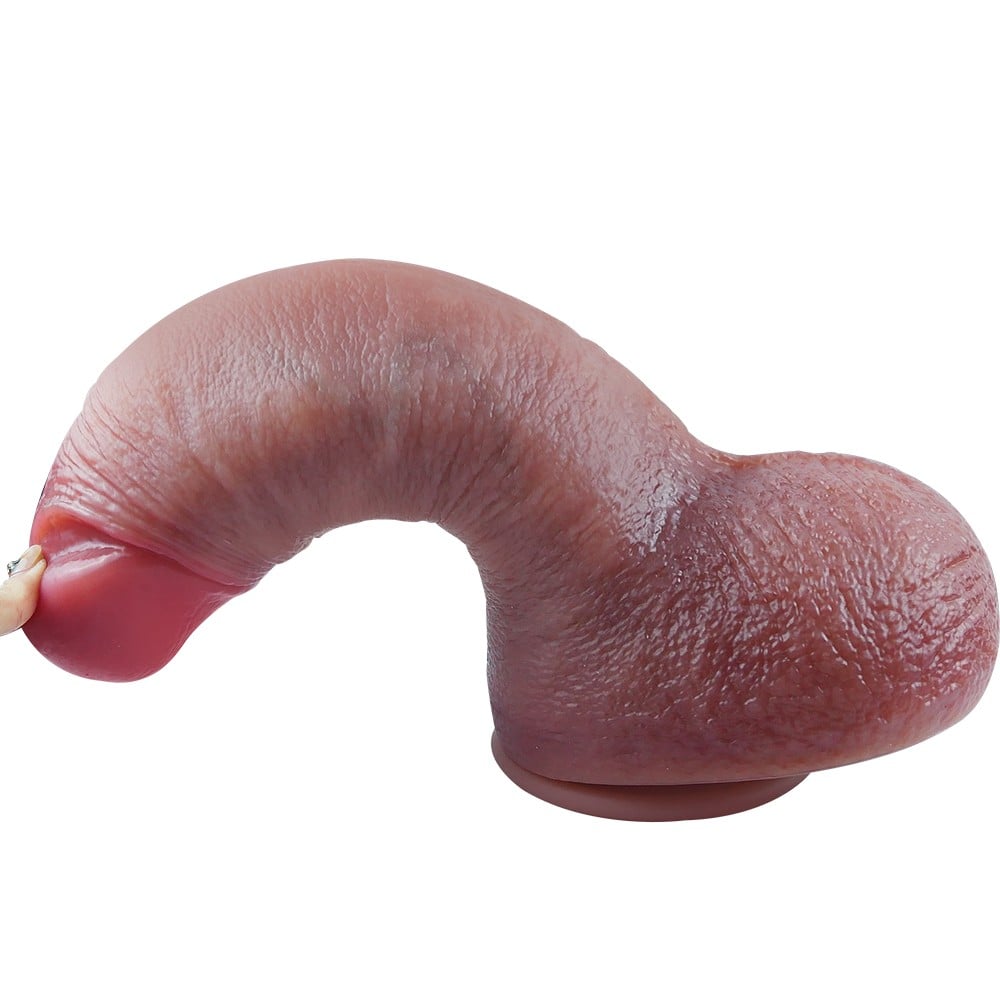 29 cm Dev Kalın Ultra Gerçekçi Melez Belden Bağlamalı Vantuzlu Dildo Penis – Titanor - Görsel 5