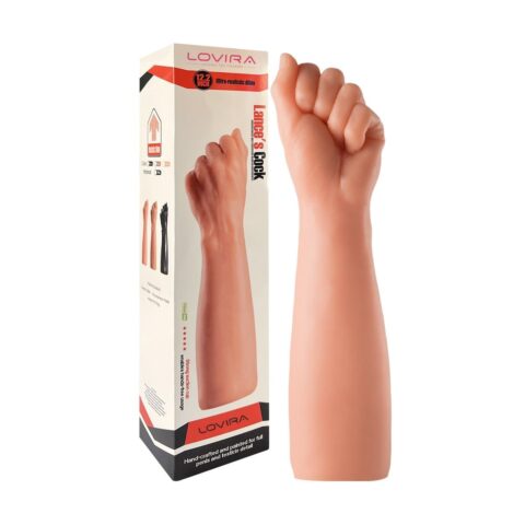 30 cm Dev Kalın Realistik Yumruk (Fist) Tasarımlı Dildo – Ten Rengi