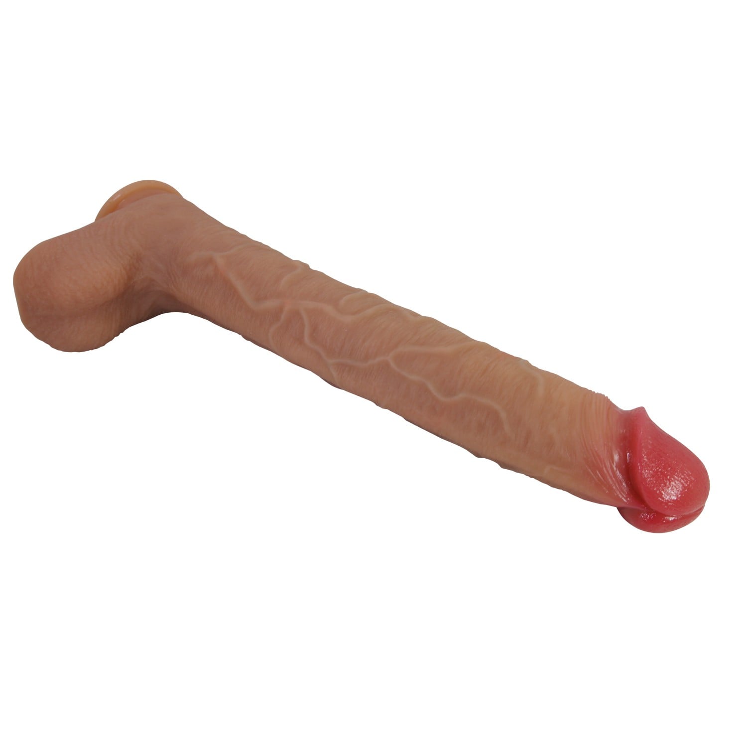 37,5 cm Ultra Gerçekçi Dokulu Melez Vantuzlu Dildo Penis – Torin - Görsel 6