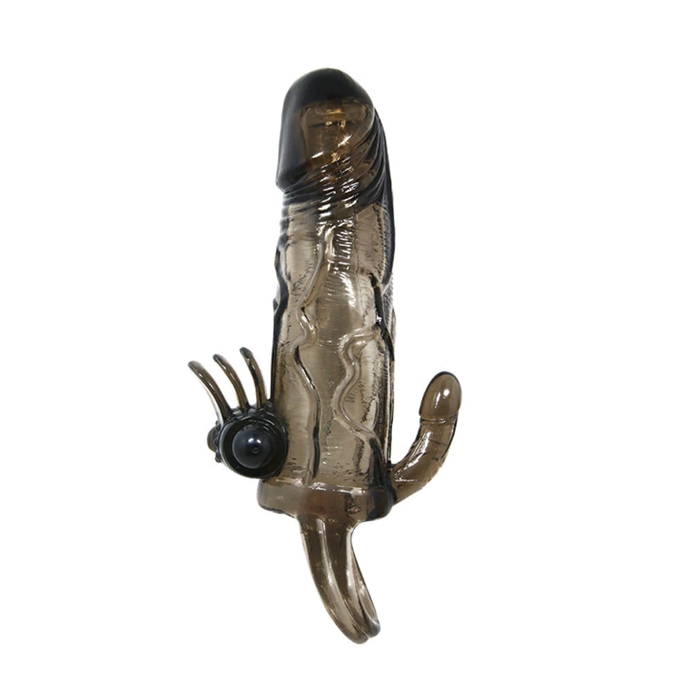 Belden Bağlamalı 26 cm Titreşimli Gerçekçi Kalın Dildo Penis - Bergrisi - Görsel 4