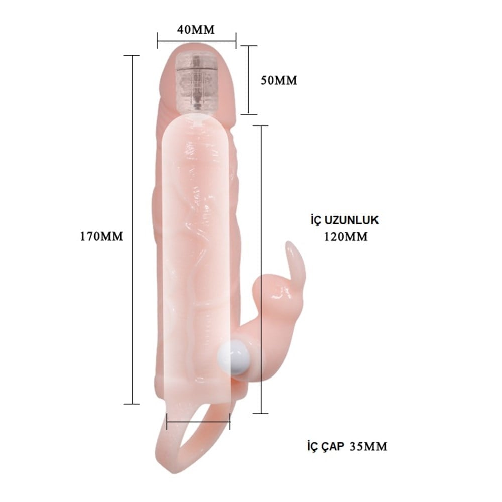 Belden Bağlamalı 21.8 cm Gerçekçi Kalın Dildo Penis - Bahamut - Görsel 4