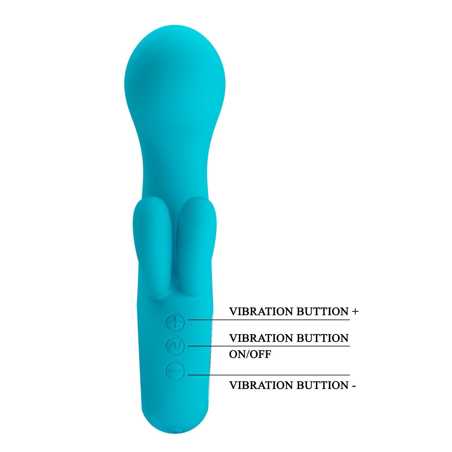 7 Fonksiyonlu 5 Hız Kademeli USB Şarjlı Rabbit G-Nokta Vibratörü – Chris (Mavi) - Görsel 5
