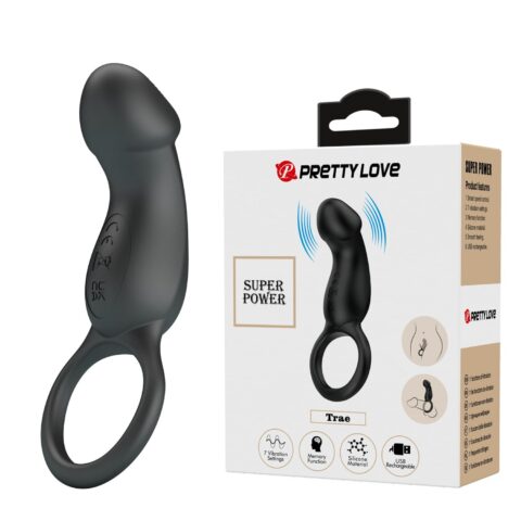 7 Titreşim Modlu Prostat ve Perine Uyarıcılı Penis Halkası – Trae