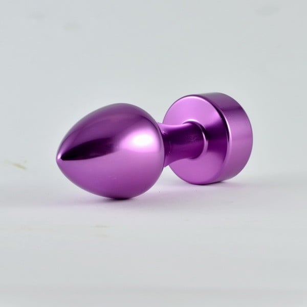 8 cm Lüks Alüminyum Rosebud Metal Anal Plug - Görsel 2
