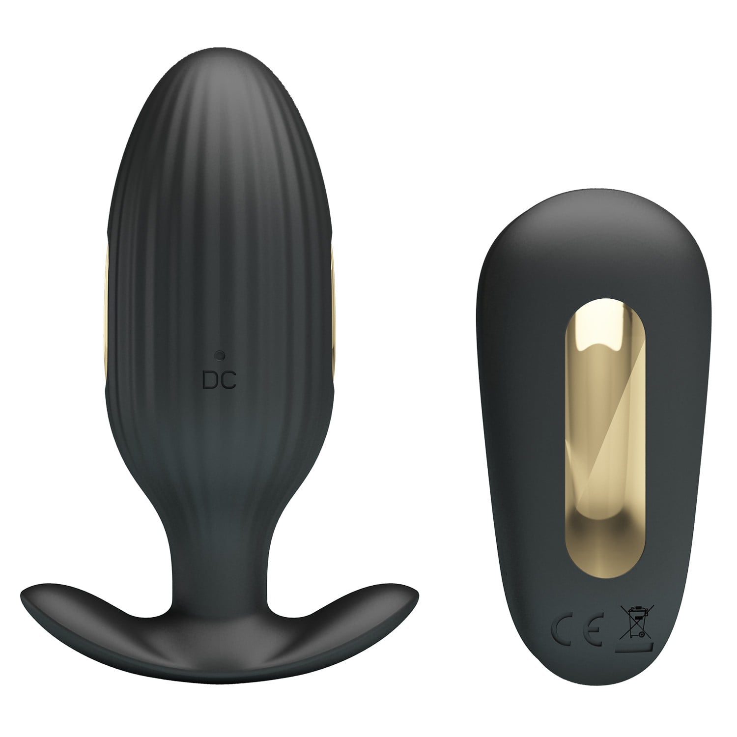 Altın Serisi – 7 Titreşim Modlu, 3 Elektrik Şok Fonksiyonlu, Uzaktan Kumandalı USB Şarjlı Anal Plug – Kelly - Görsel 3