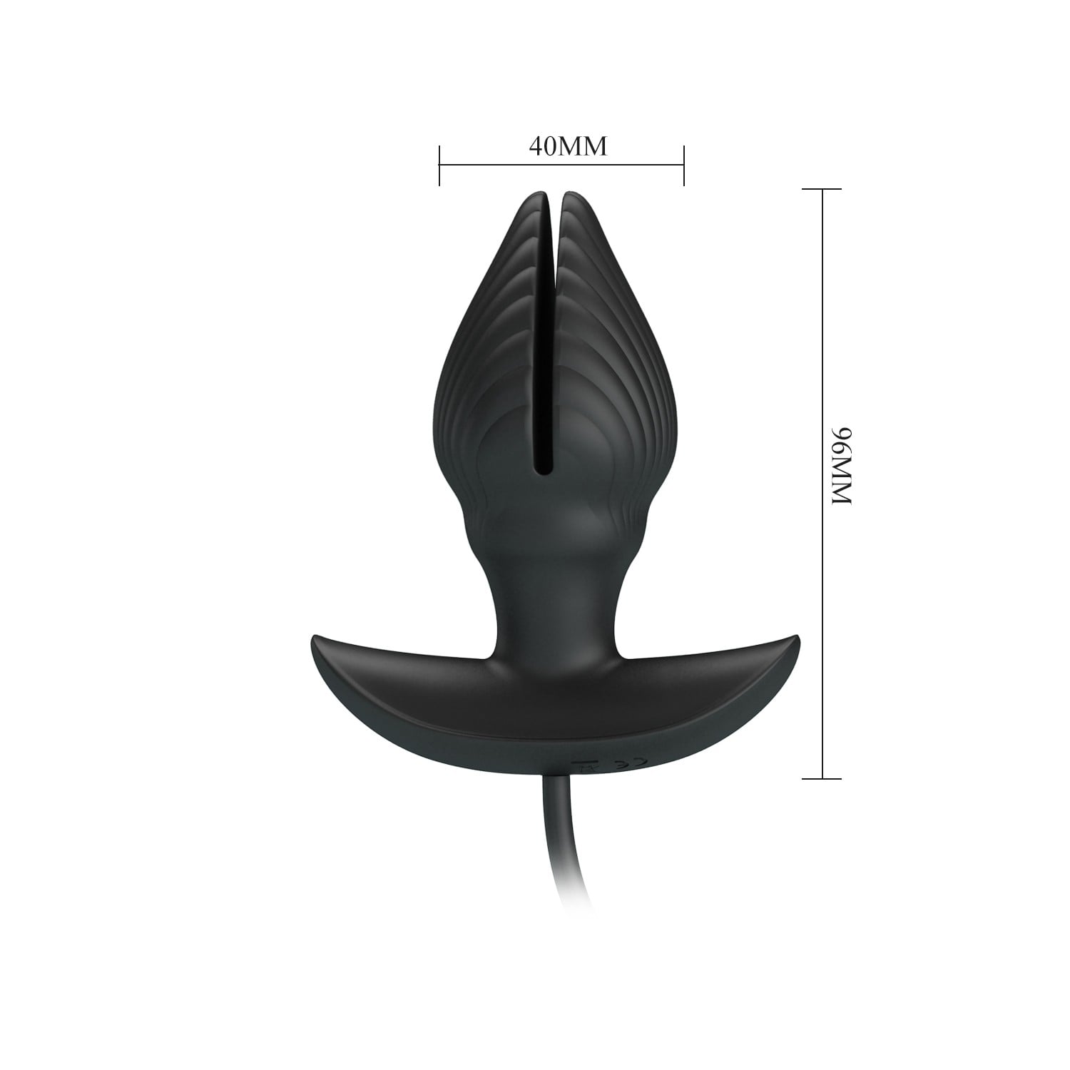 9,6 cm Şişirilebilir ve Titreşimli USB Şarjlı Silikon Anal Plug - Manson - Görsel 7