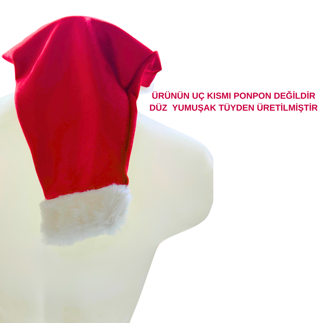 Bouquet Bouqtique Unisex Seksi Kadife Yılbaşı Şapkası BQT359302 - Görsel 2