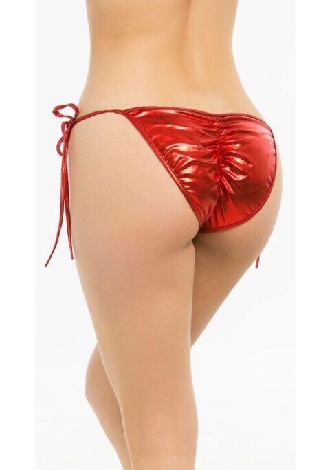 Bouquet Bouqtique Büyük Beden Fantazi Aşk Kırmızısı Seksi Yandan Bağlamalı String - Külot BQT350032-B