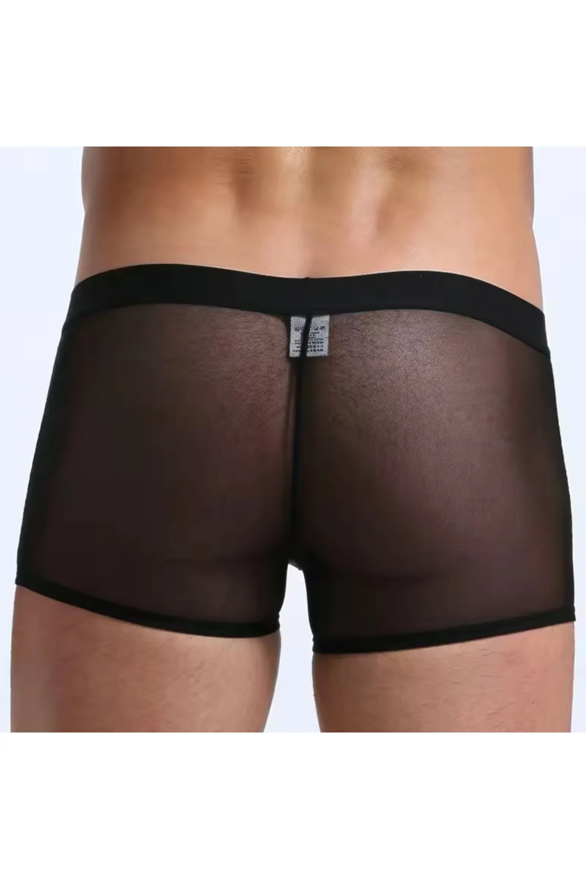 Bouquet Bouqtique Fantezi Transparan Tül Erkek Boxer Fantezi Tanga BQT354603 - Görsel 2