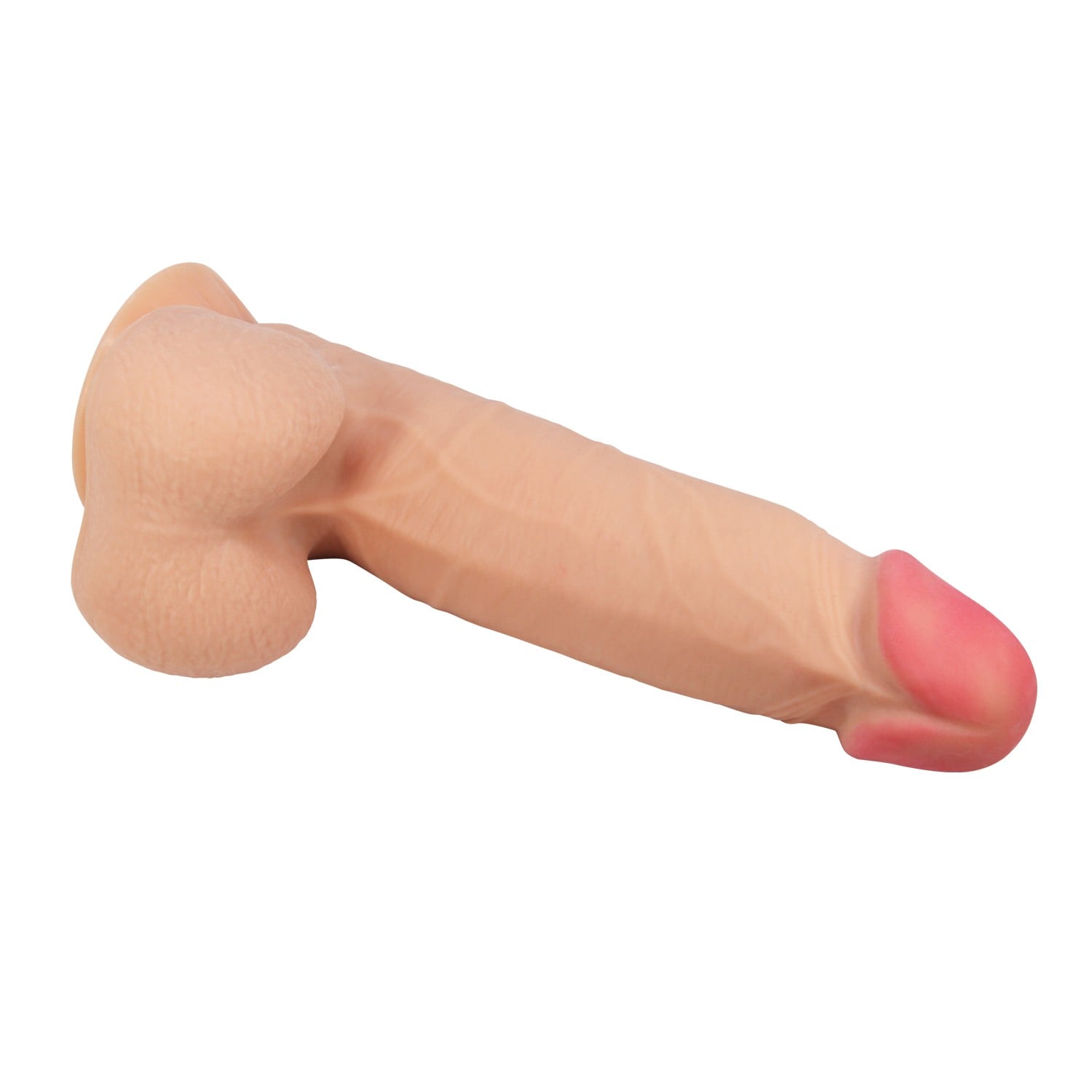 Belden Bağlamalı 21,8 cm Kıkırdak Yapılı Çift Katmanlı Gerçekçi Dildo Penis - Görsel 5