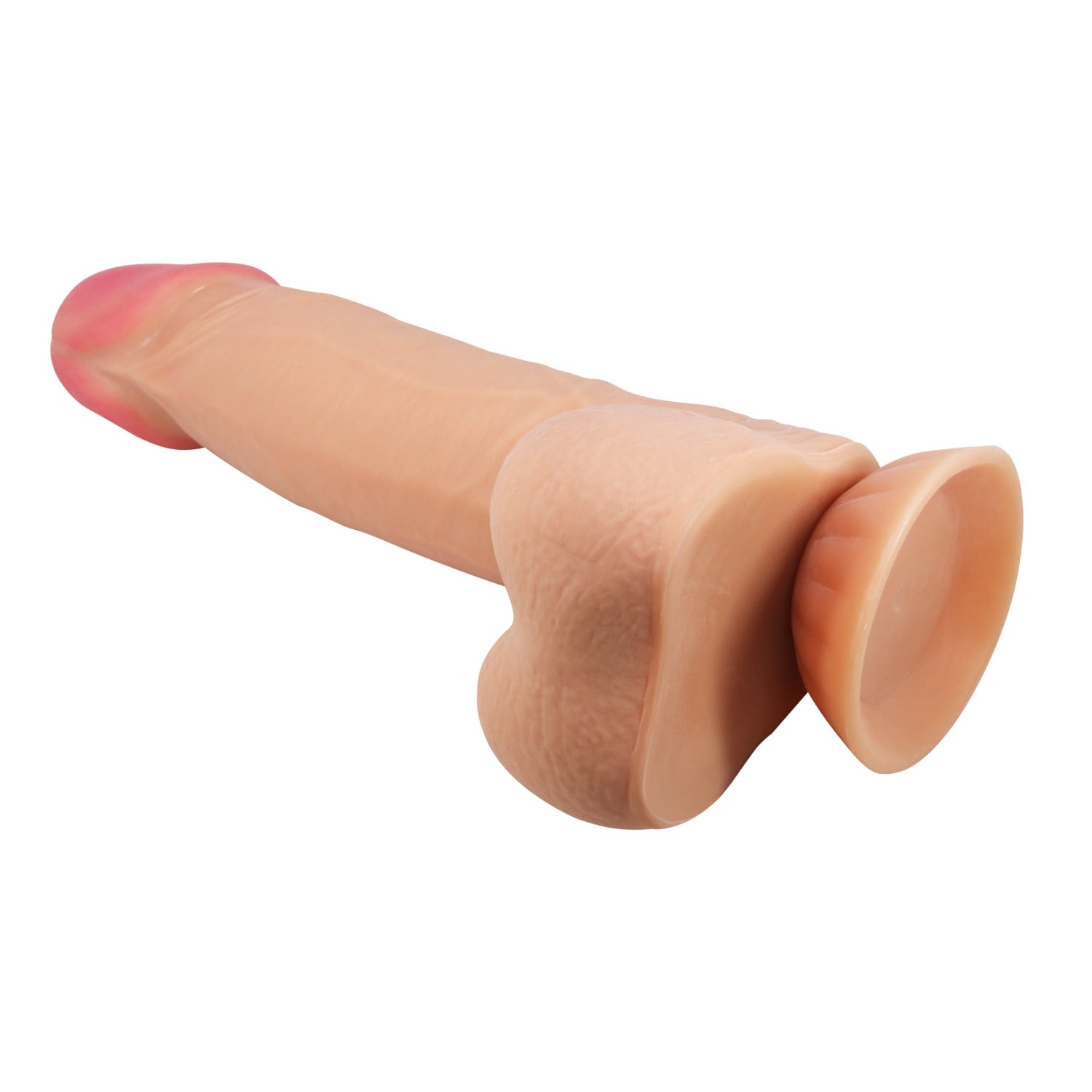 Belden Bağlamalı 21,8 cm Kıkırdak Yapılı Çift Katmanlı Gerçekçi Dildo Penis - Görsel 6