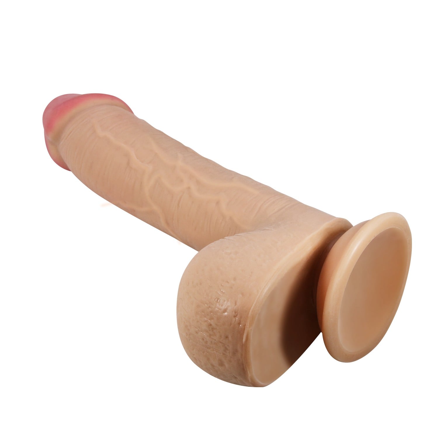Belden Bağlamalı 23,4 cm Çift Katmanlı Gerçekçi Dildo Penis - Emeka - Görsel 6