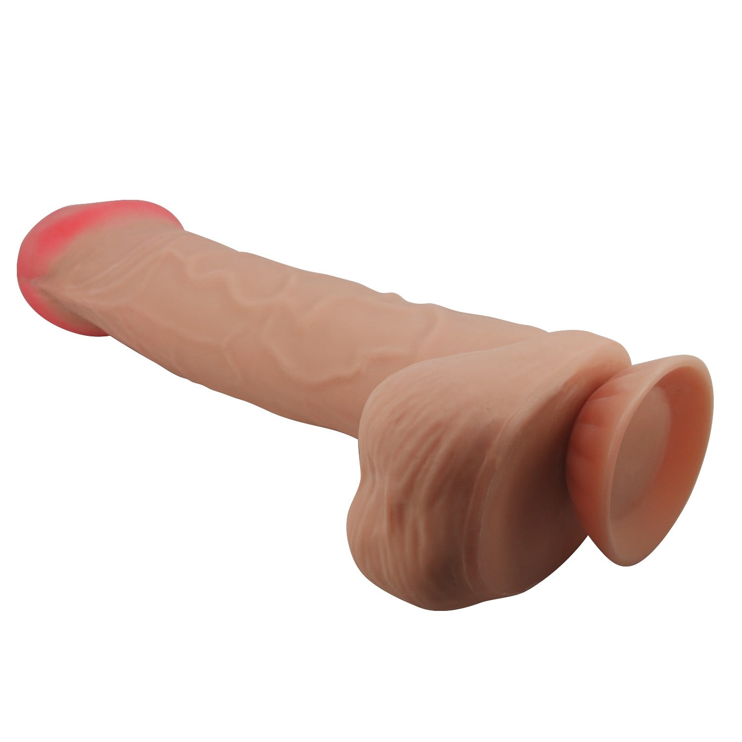 Belden Bağlamalı 26 cm Kıkırdak Yapılı Çift Katmanlı Gerçekçi Dildo Penis - Mendel - Görsel 6