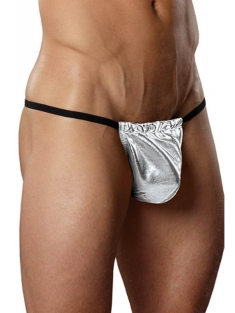 Bouquet Bouqtique Fantazi Gümüş Renk Lame Erkek String-Tanga BQT354579