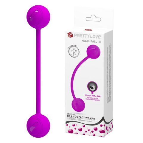 Çift Toplu Silikon Kegel Topu – Kegel Ball III (Mor)