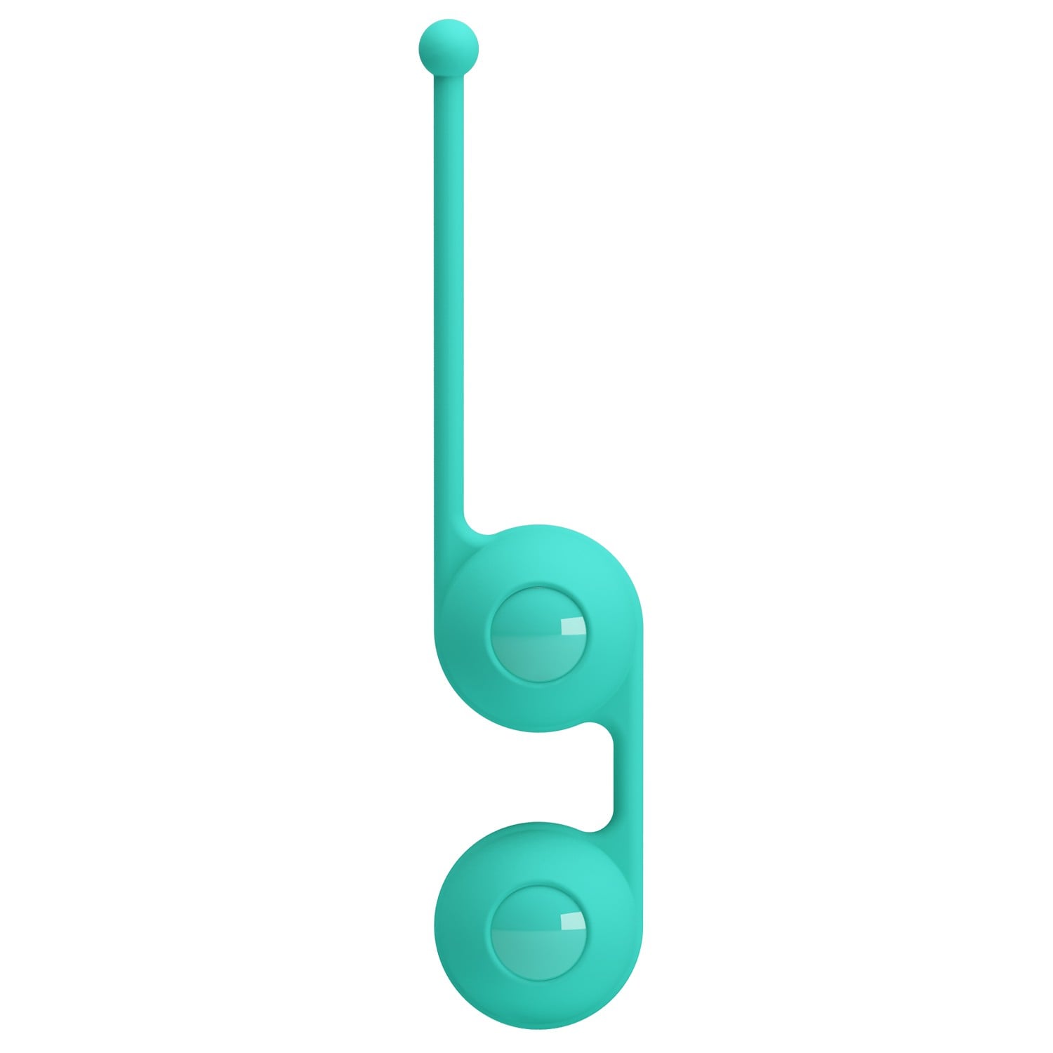 Çift Toplu Silikon Kegel Topu – Tighten Up III (Turkuaz) - Görsel 3