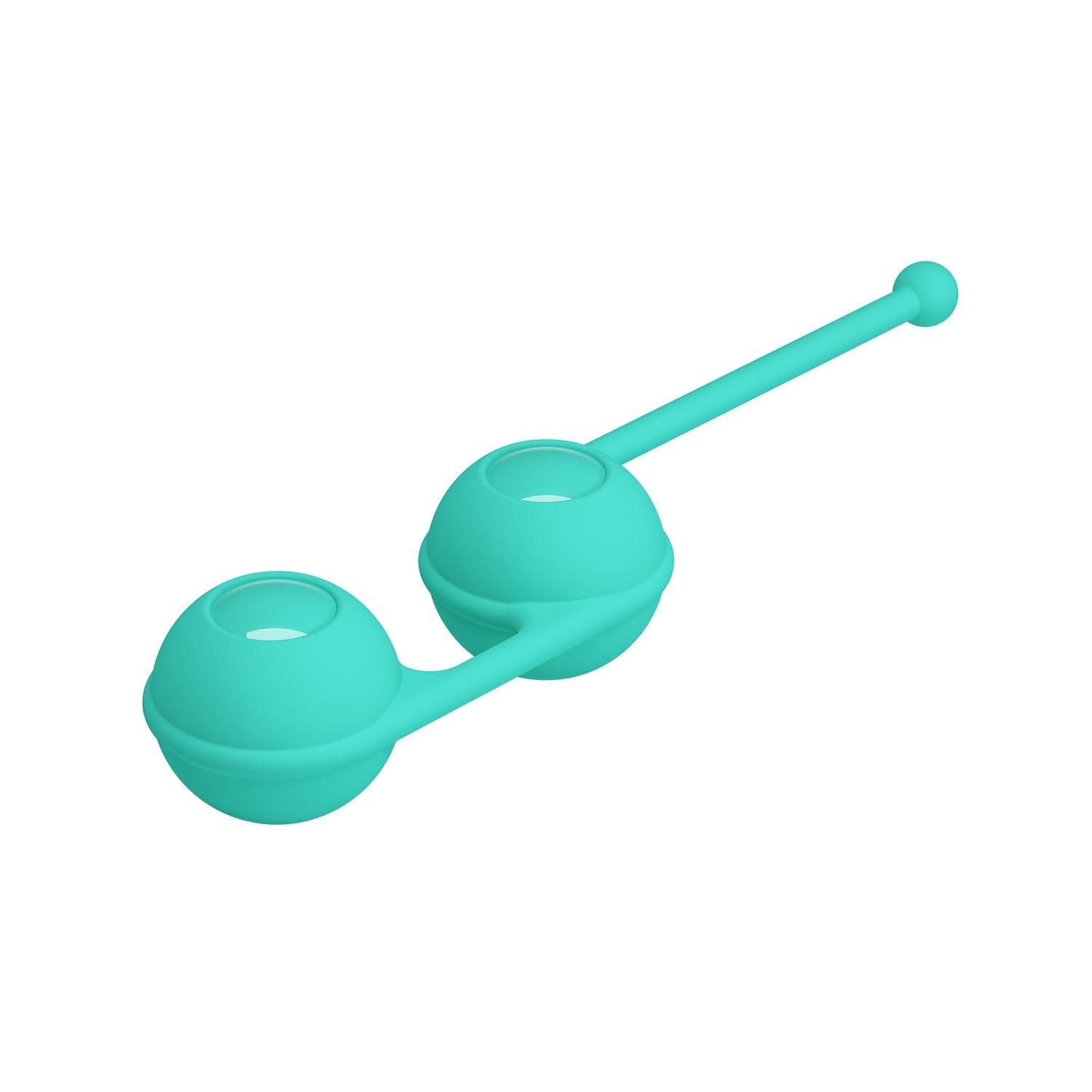 Çift Toplu Silikon Kegel Topu – Tighten Up III (Turkuaz) - Görsel 4