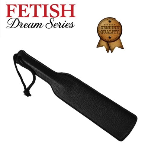 Fetiş Deri BDSM Şaplak Tokmak –  Siyah
