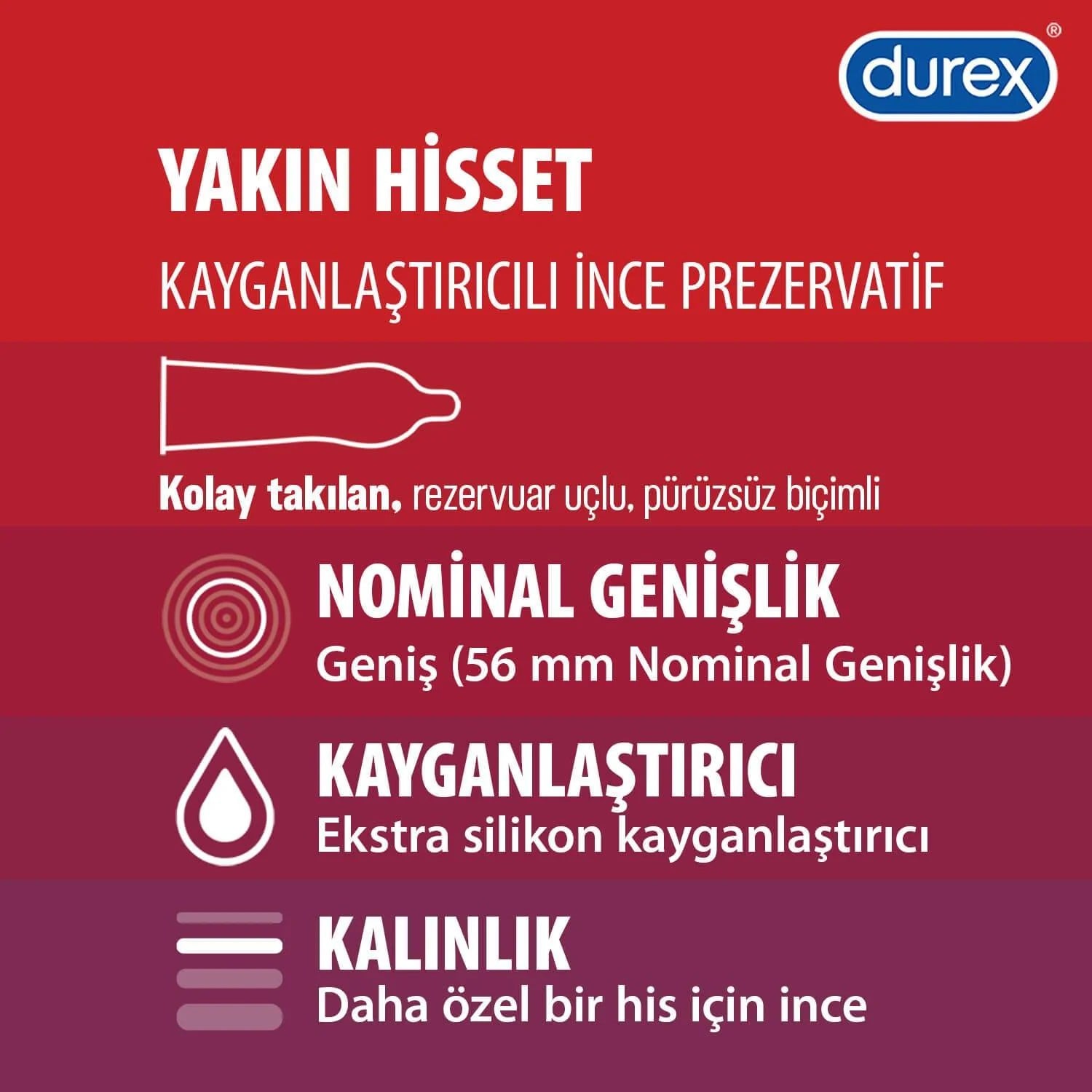 Durex Yakın Hisset 8'li Prezervatif - Görsel 5