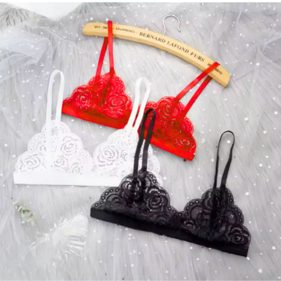 Bouquet Bouqtique Fantezi 3'lü Seksi Dantel Sütyen Seti BQT359257 - Görsel 2