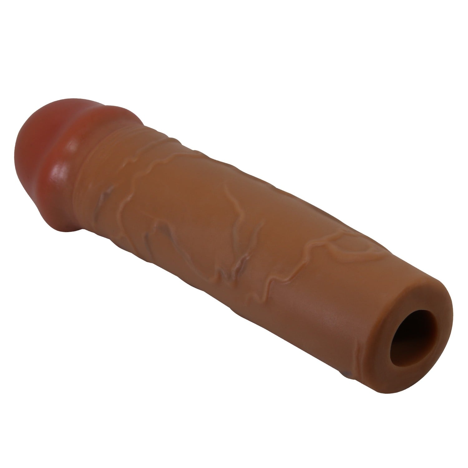 Extended 2.5 cm Uzatmalı Melez Rengi Gerçekçi Penis Kılıfı – Nile - Görsel 4