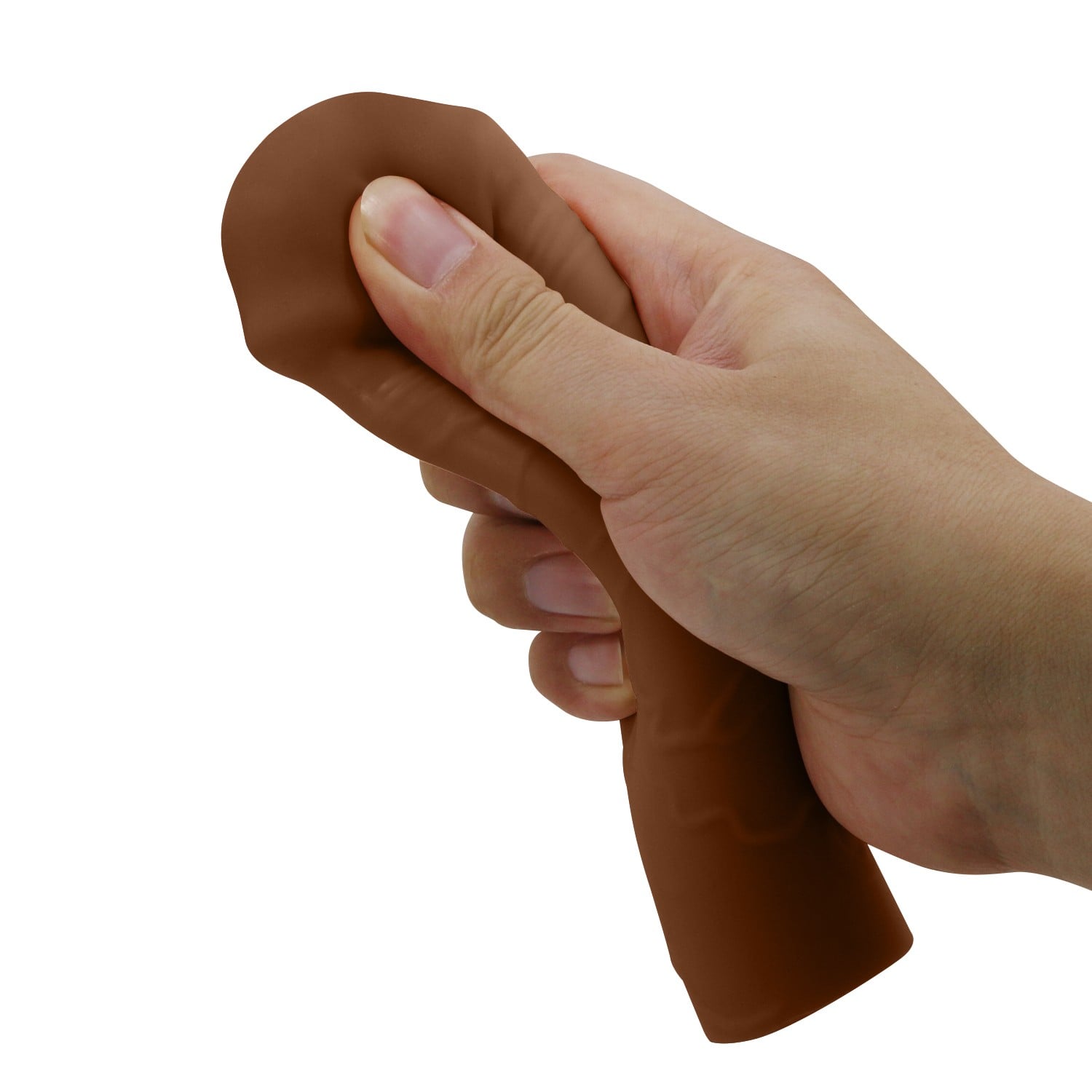 Extended 2.5 cm Uzatmalı Melez Rengi Gerçekçi Penis Kılıfı – Nile - Görsel 6