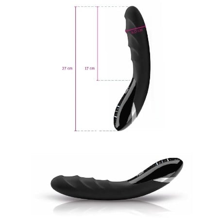 Mystim Sizzling Simon Titreşimli ve Elektrikli Şoklu Vibratör 27cm - Görsel 4