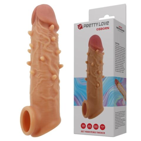 Premium Kabartmalı Halkalı Kalınlaştırıcı Penis Kılıfı – Osborn