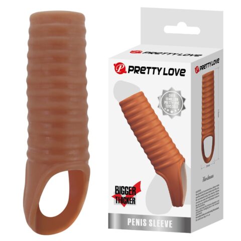 Ribbed Dokulu Penis Kılıfı – Hollman