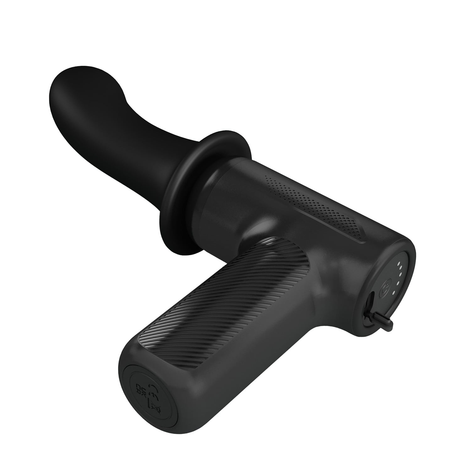 Süper Güçlü 5 İleri Geri Modlu USB-C Şarjlı Masaj Cihazı (Siyah) - Görsel 7