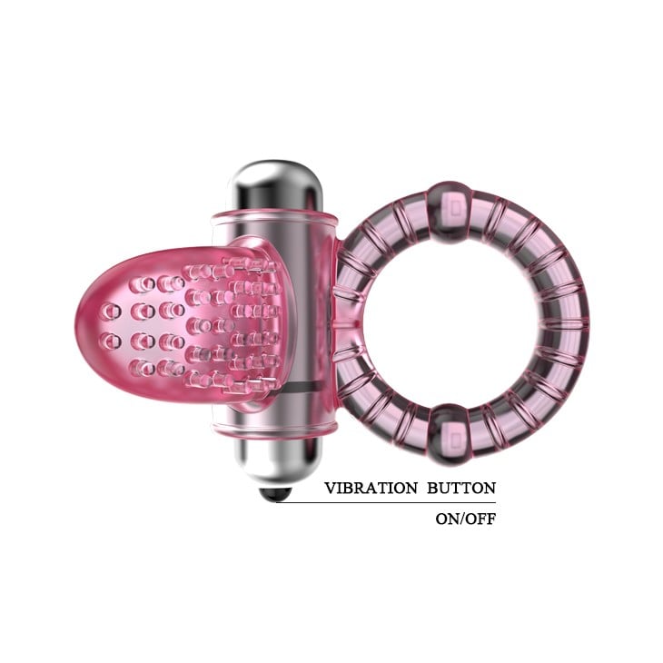 Titreşimli Klitoris Uyarıcılı Esnek Penis Halkası – Sweet Vibro Ring - Görsel 4