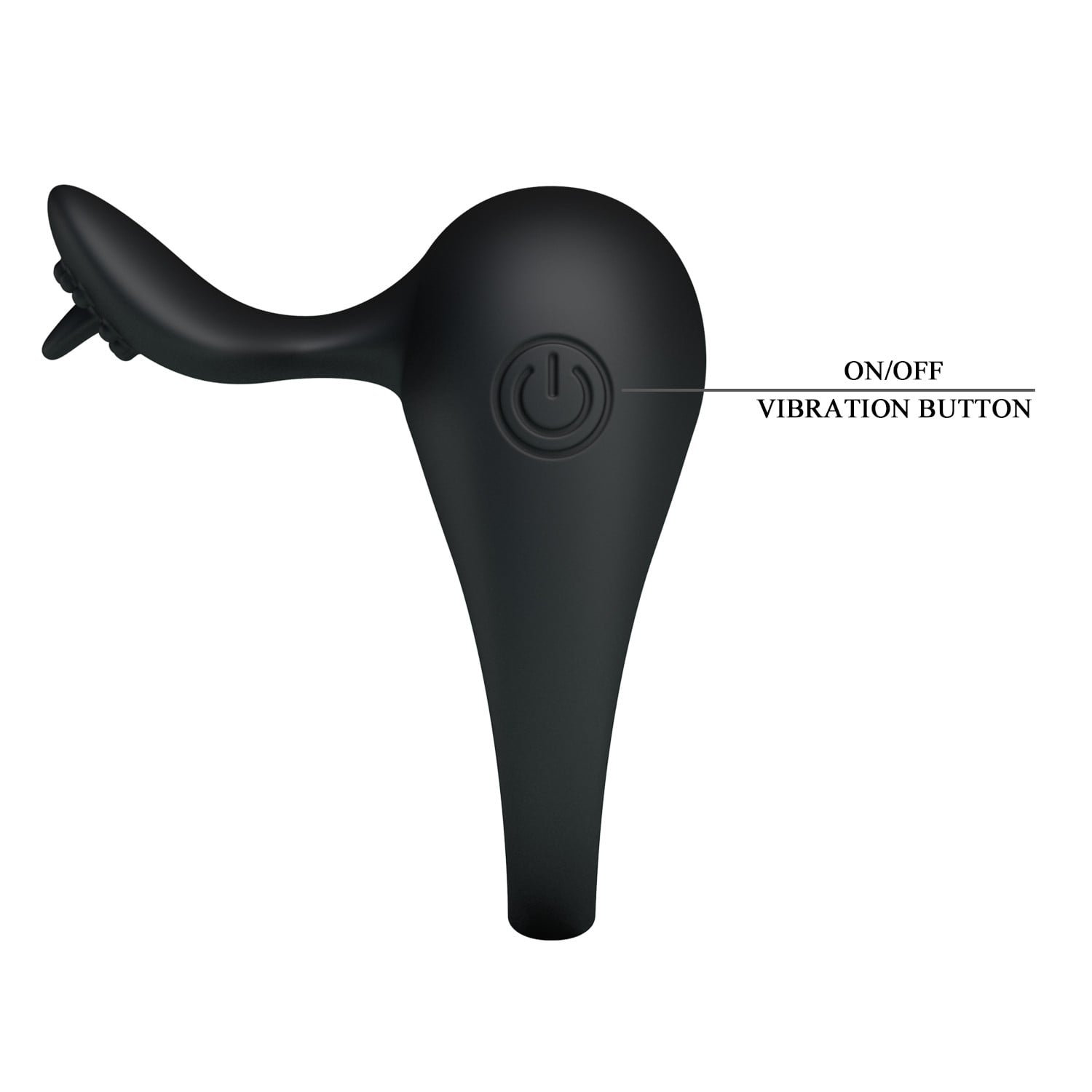 Titreşimli Klitoris Uyarıcılı Silikon Penis Halkası – Stimulating Tongue - Görsel 5