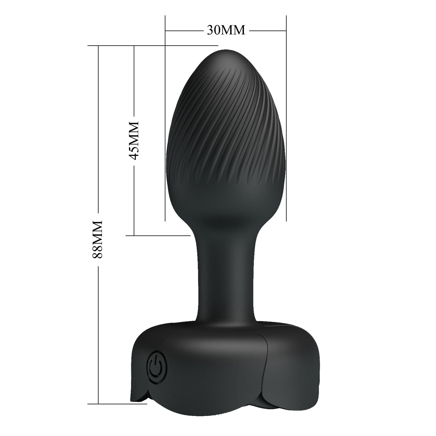 USB Şarjlı 10 Fonksiyonlu Titreşimli 5 Renk LED Işıklı Silikon Anal Plug – Olman - Görsel 7
