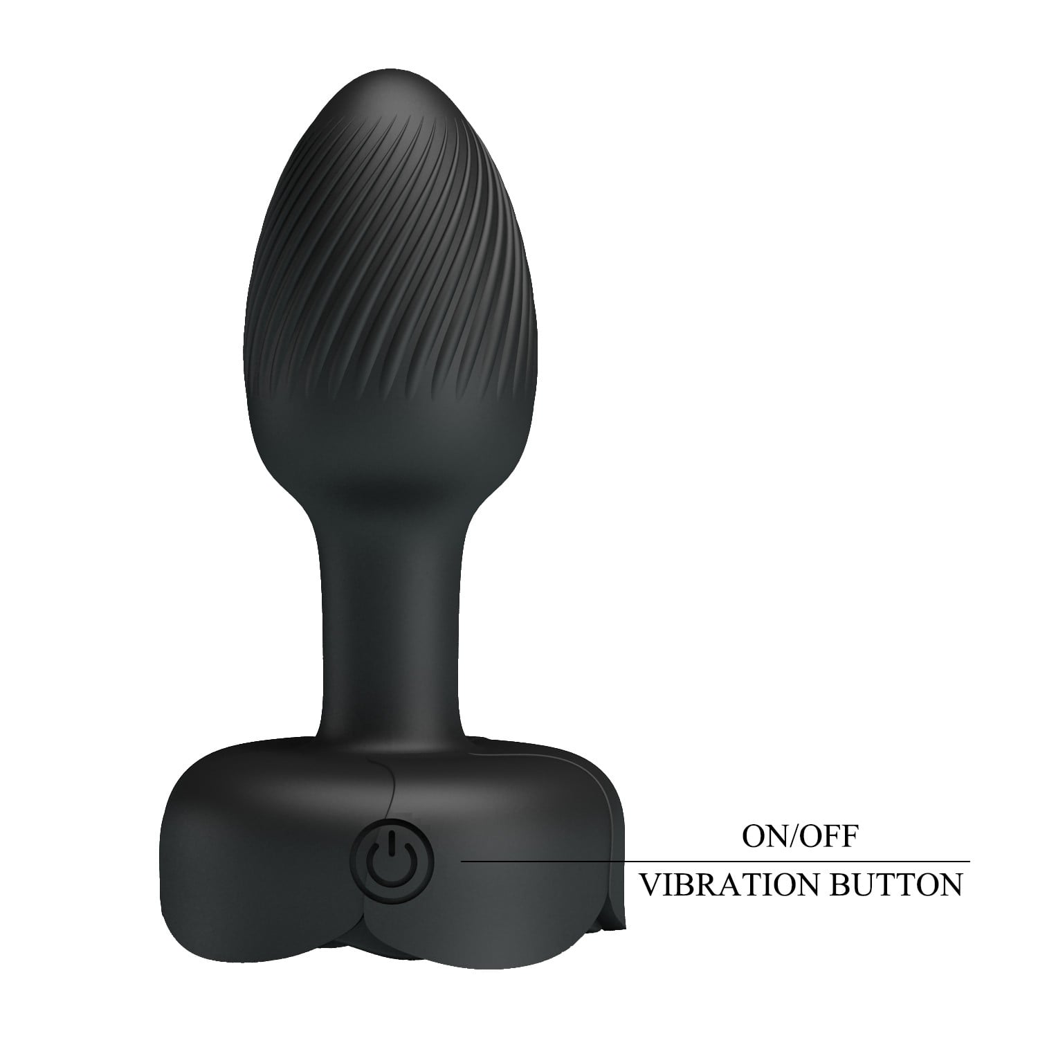 USB Şarjlı 10 Fonksiyonlu Titreşimli 5 Renk LED Işıklı Silikon Anal Plug – Olman - Görsel 5