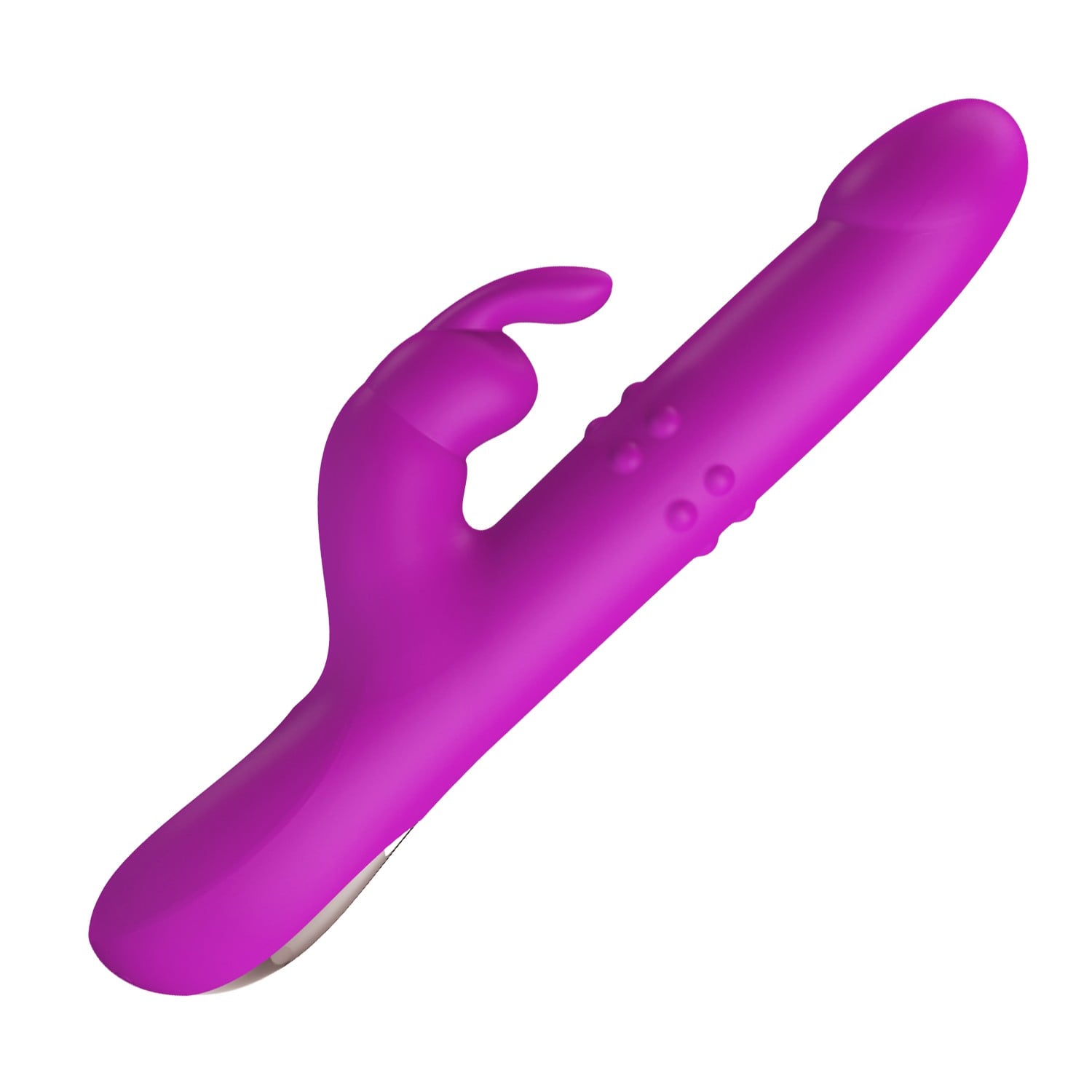USB Şarjlı 12 Titreşim, 4 Rotasyon ve 4 İleri Geri Hareket Fonksiyonlu Mor Rabbit Vibratör - Reese - Görsel 4