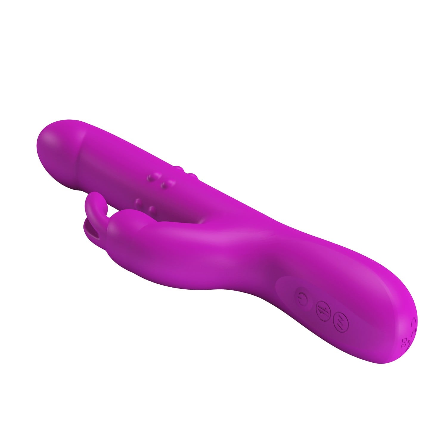 USB Şarjlı 12 Titreşim, 4 Rotasyon ve 4 İleri Geri Hareket Fonksiyonlu Mor Rabbit Vibratör - Reese - Görsel 5