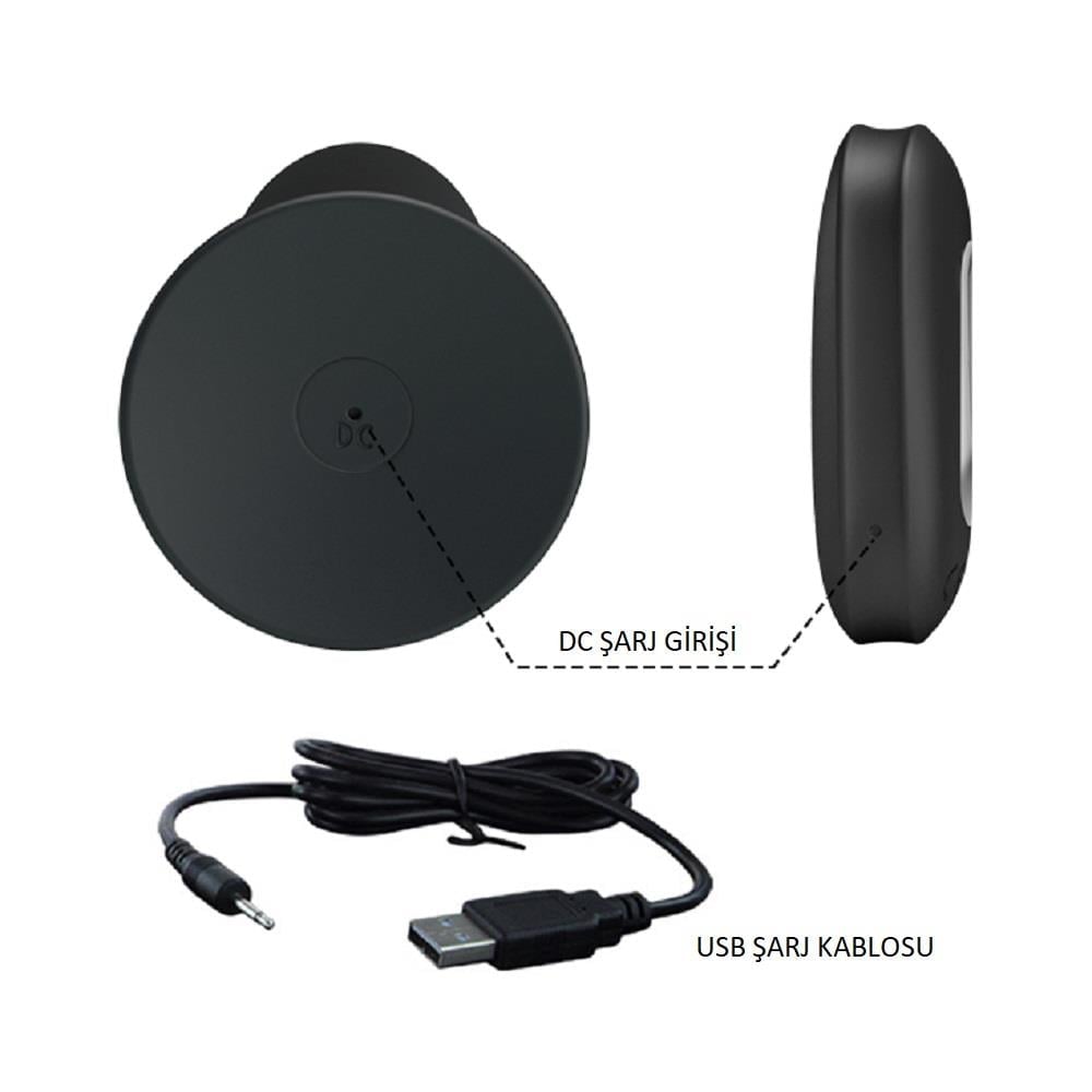 USB Şarjlı 12 Titreşim Modlu Uzaktan Kumandalı Vibratör & Anal Plug - Görsel 3