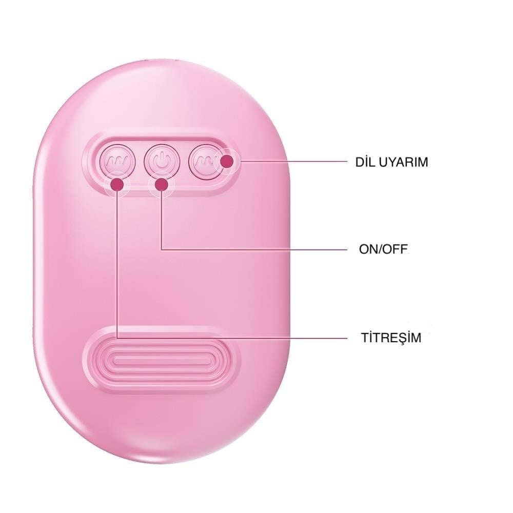 USB Şarjlı 12 Titreşim ve 6 Dil Uyarım Fonksiyonlu Teknolojik Vibratör - Görsel 7
