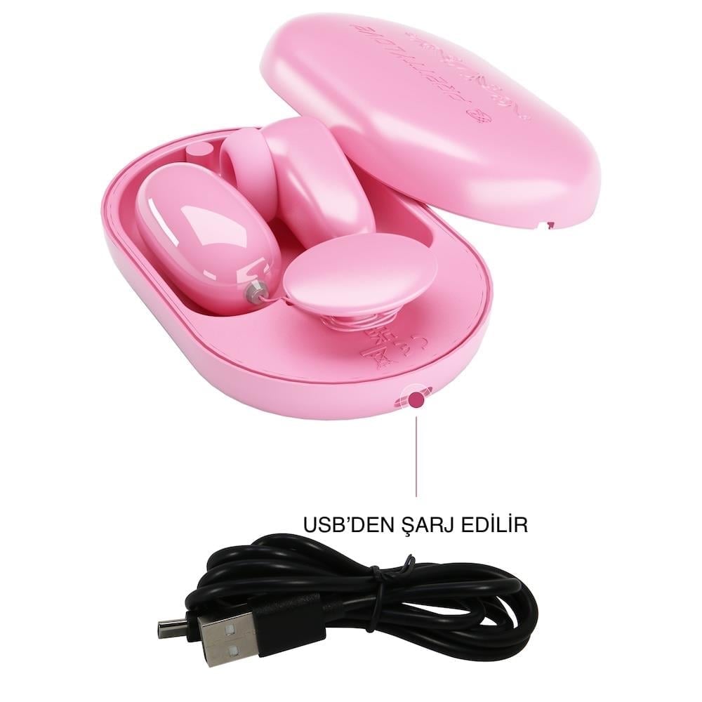 USB Şarjlı 12 Titreşim ve 6 Dil Uyarım Fonksiyonlu Teknolojik Vibratör - Görsel 5