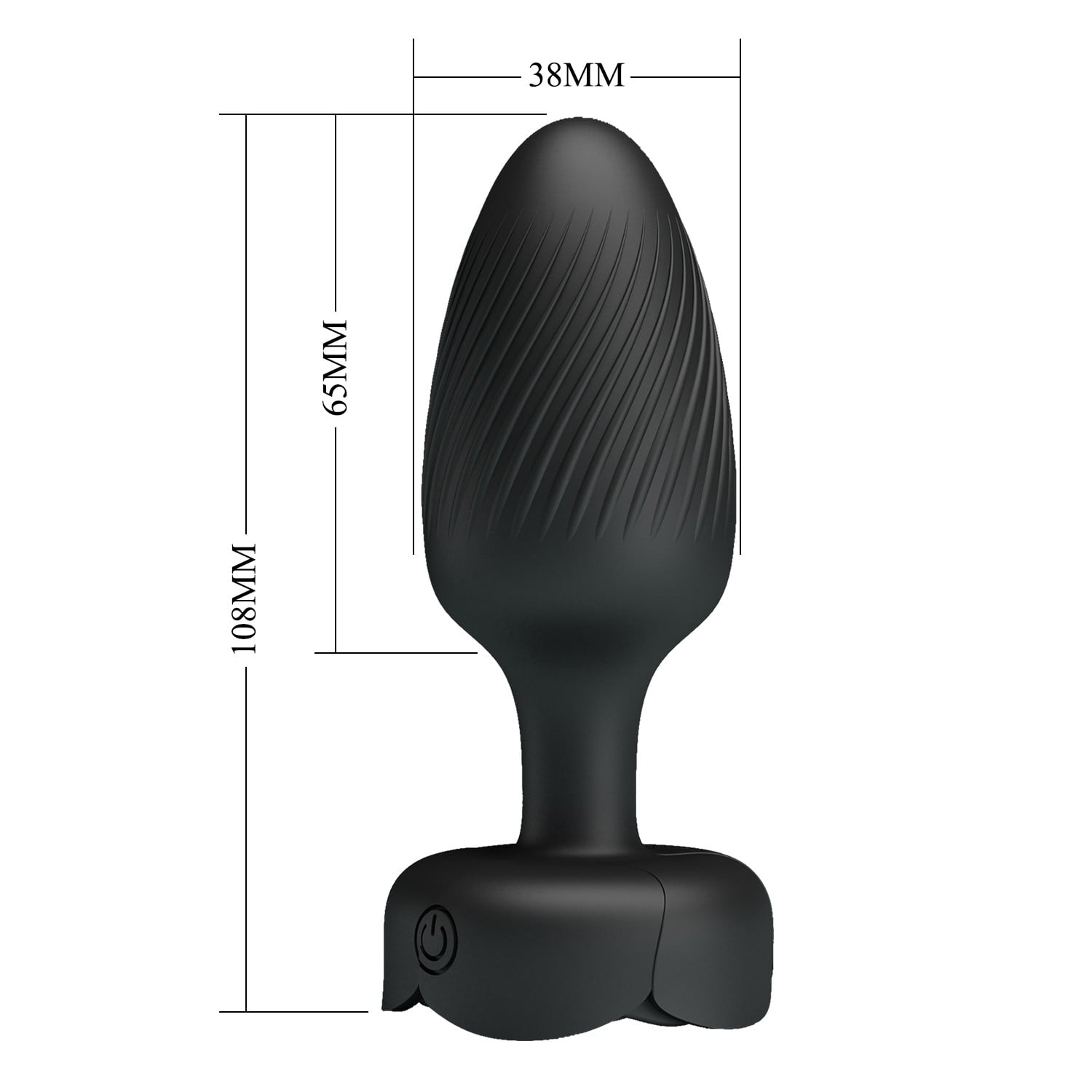 USB Şarjlı 10 Fonksiyonlu Titreşimli 5 Renk LED Işıklı Silikon Anal Plug – Varian - Görsel 7