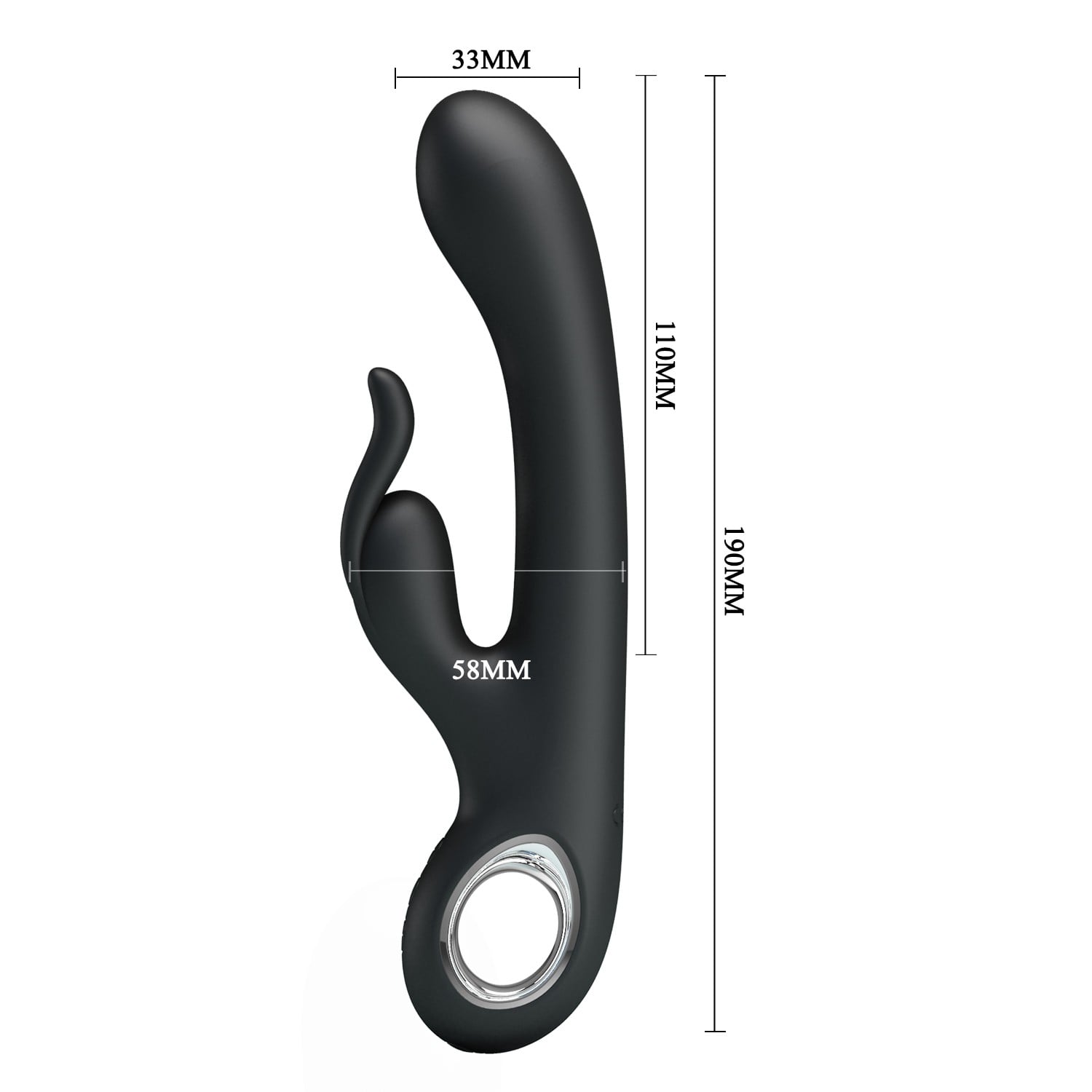 USB Şarjlı 7 Titreşim Modlu ve Isıtma Fonksiyonlu Rabbit Vibratör - Carina - Görsel 7