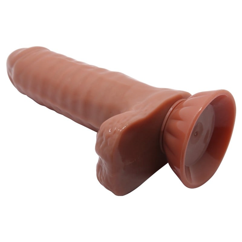 Yeni Nesil Çift Katmanlı 18,5 cm Realistik Belden Bağlamalı Dildo Penis - Görsel 4