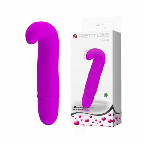 10 Fonksiyonlu G-Spot Teknolojik Titreşimli Vibratör Dildo - Dana