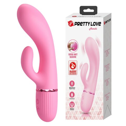 10 Fonksiyonlu Süper Güçlü G-Nokta Klitoris Vibratörü – Marski (Pembe)