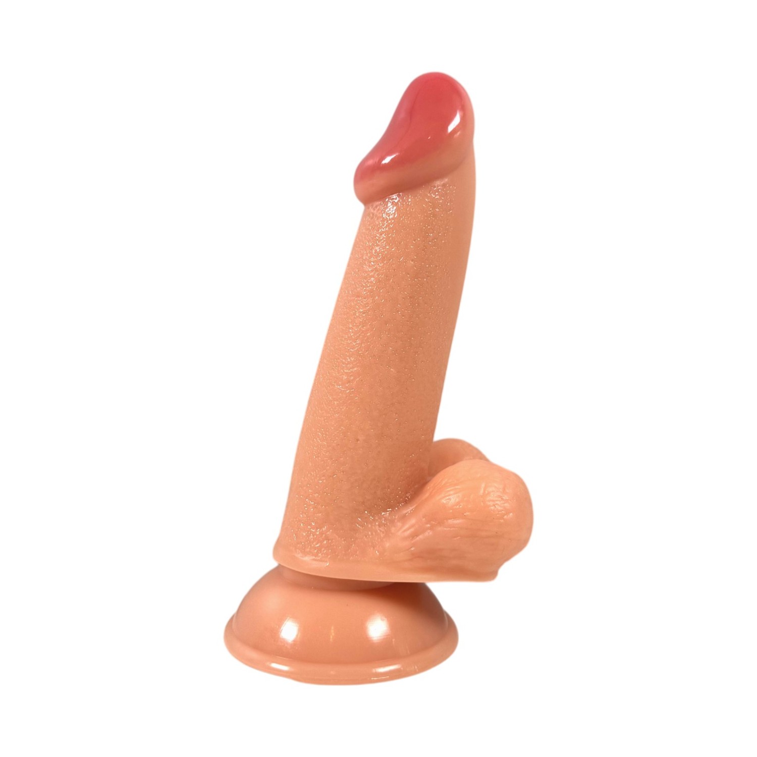 17 cm Realistik Dokulu Ten Rengi Belden Bağlamalı Vantuzlu Dildo Penis – Alex - Görsel 2